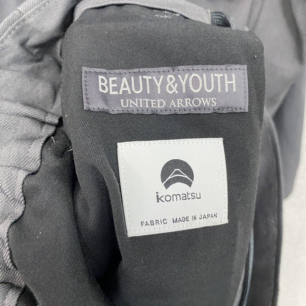 BEAUTY&YOUTH　ビューティーアンドユース　スーツ　セットアップ　グレー　Sサイズ　古着