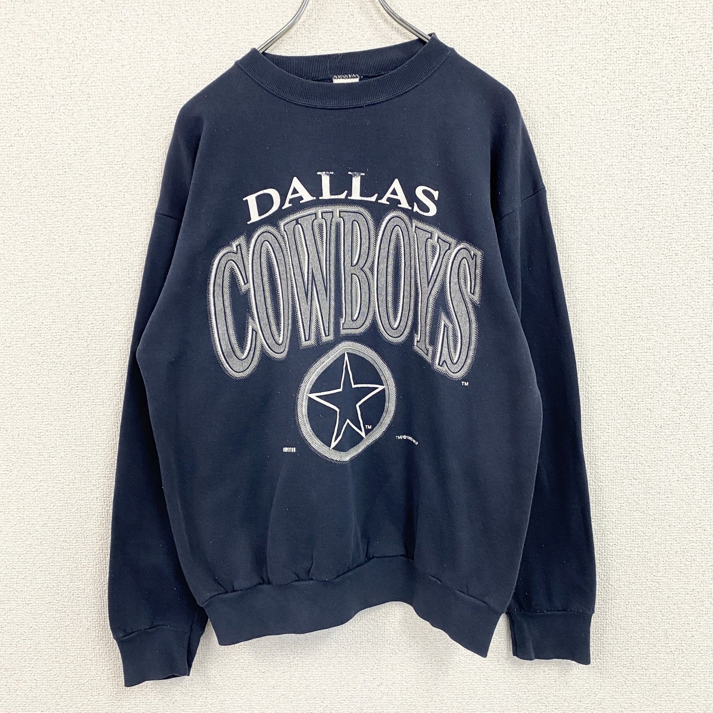 NFL　DALLAS COWBOYS　ダラスカウボーイズ　スウェット/トレーナー　紺　ネイビー　Lサイズ