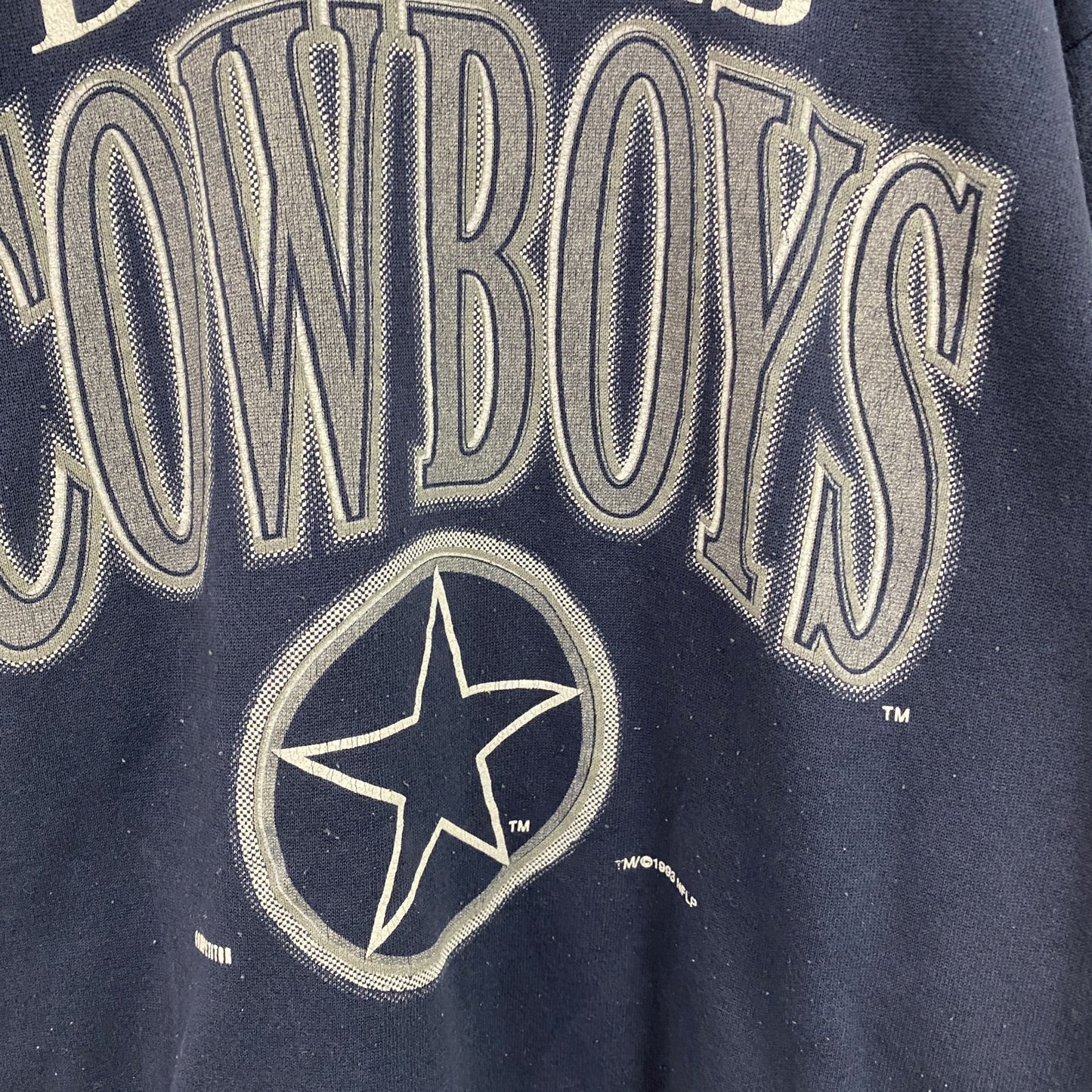 NFL　DALLAS COWBOYS　ダラスカウボーイズ　スウェット/トレーナー　紺　ネイビー　Lサイズ