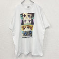 DEMON SLAYER　半袖アニメプリントTシャツ　鬼滅の刃　カジュアルデザイン　クルーネック　白　ホワイト　XXLサイズ　古着
