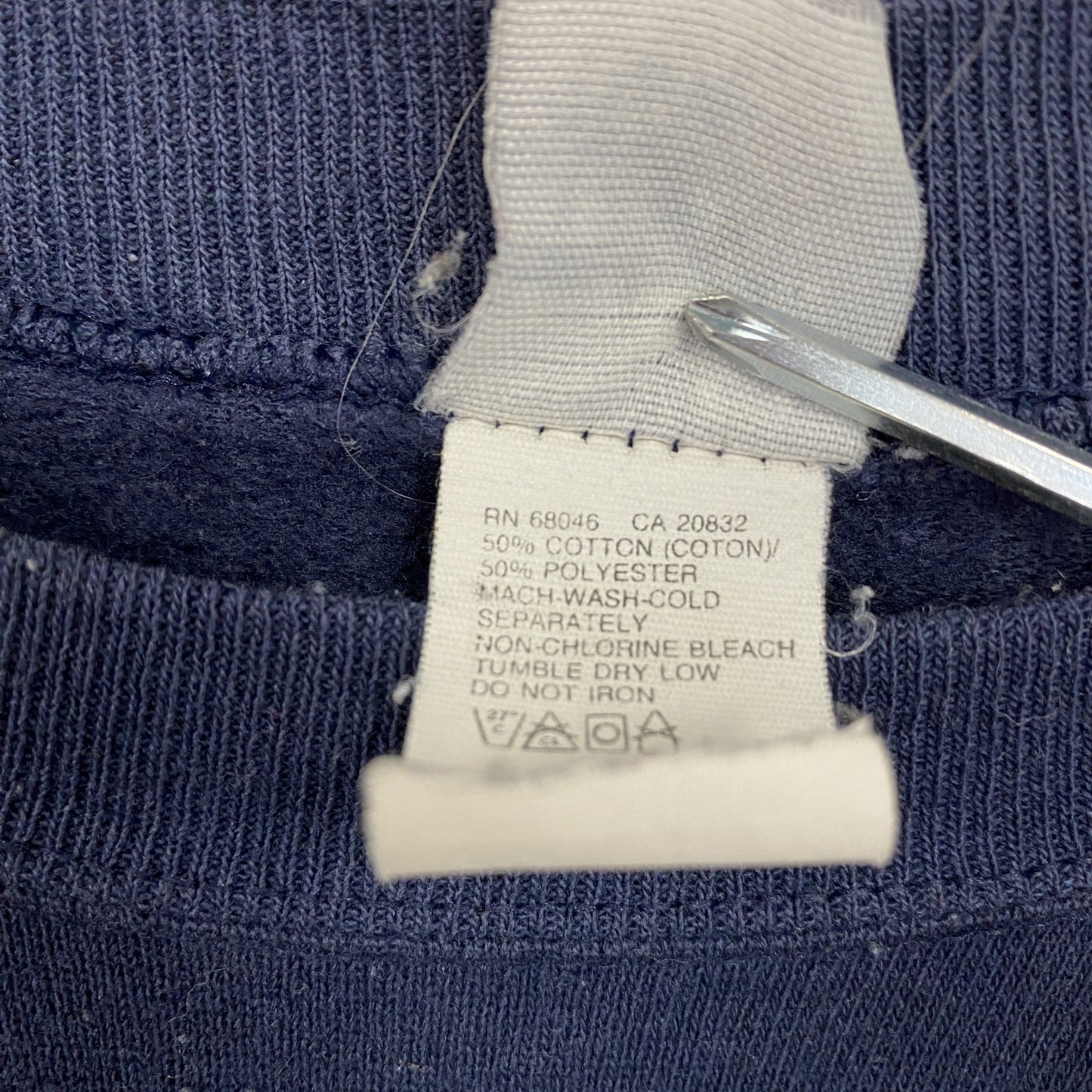 NFL　DALLAS COWBOYS　ダラスカウボーイズ　スウェット/トレーナー　紺　ネイビー　Lサイズ