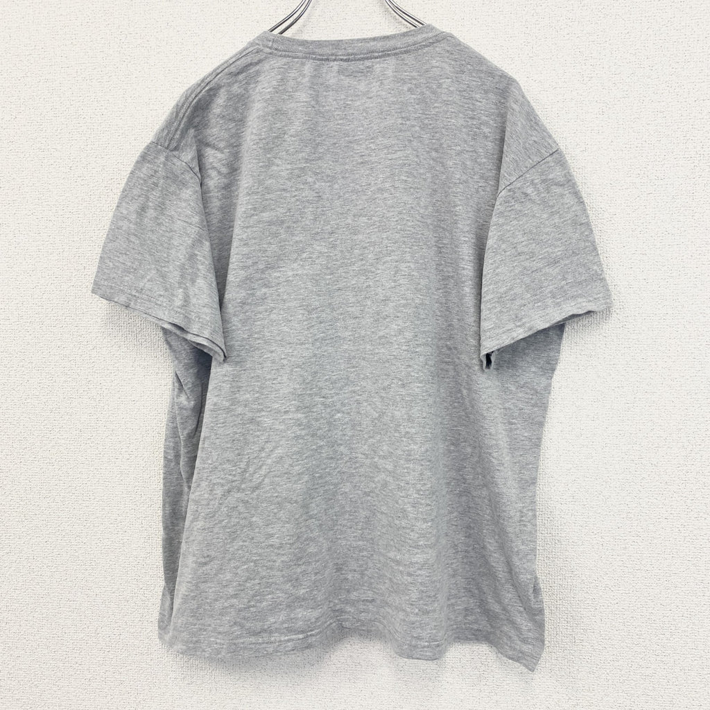 TEAM APPAREL　NFL　SEAHAWKS　半袖プリントTシャツ　アーチプリント　5連プリント　灰色　グレー　XLサイズ　古着