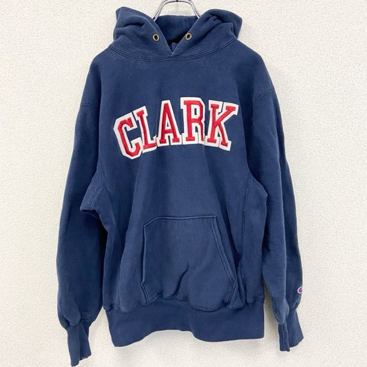 古着 used　90s　champion　チャンピオン　リバースウィーブ　スウェットパーカー/フーディー　紺　ネイビー　Lサイズ