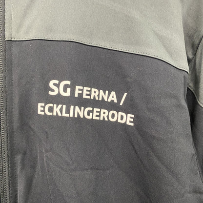 NIKE　ナイキ　DRI-FIT　トラックジャケット/ジャージ　スウッシュ　黒　ブラック　グレー　Lサイズ