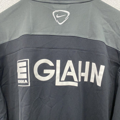 NIKE　ナイキ　DRI-FIT　トラックジャケット/ジャージ　スウッシュ　黒　ブラック　グレー　Lサイズ