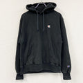 Champion　チャンピオン　リバースウィーブ　スウェットパーカー/フーディー　黒　ブラック　Mサイズ トレーナー スウェットトップス フード付き 古着