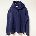 PUMA　プーマ　 長袖立体ロゴパーカー　スウェットプルオーバー　シンプル　ネイビー　紺　秋冬服　Mサイズ　古着