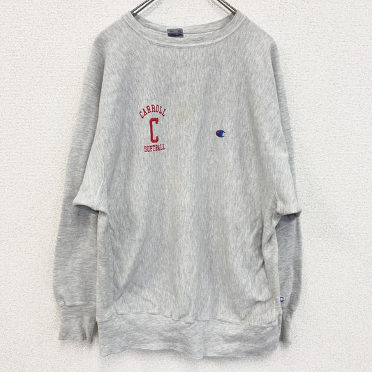 90s　champion　チャンピオン　リバースウィーブ　スウェット/トレーナー　刺繍タグ　グレー　XLサイズ