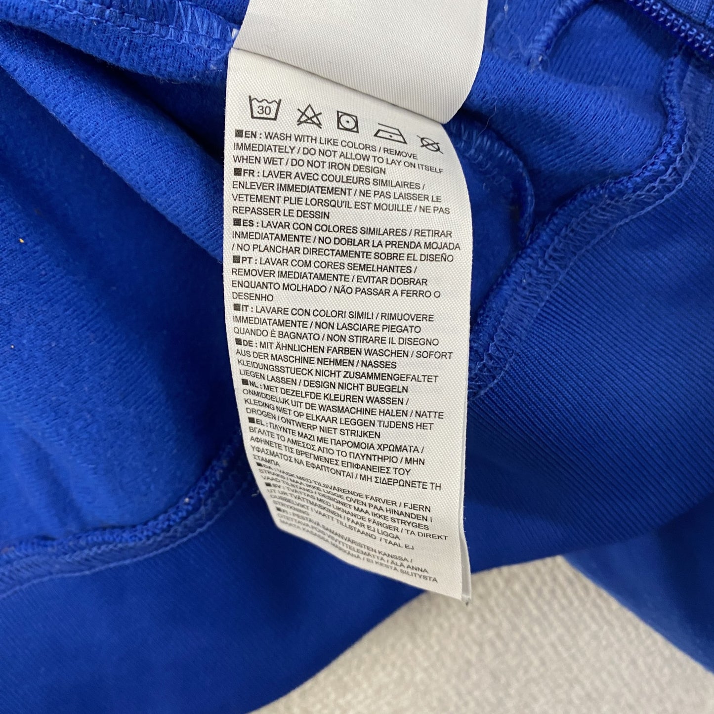 古着 used　NIKE ナイキ　トラックジャケット　フルジップ　カジュアルデザイン　スウッシュロゴ　ワンポイント　青　Mサイズ