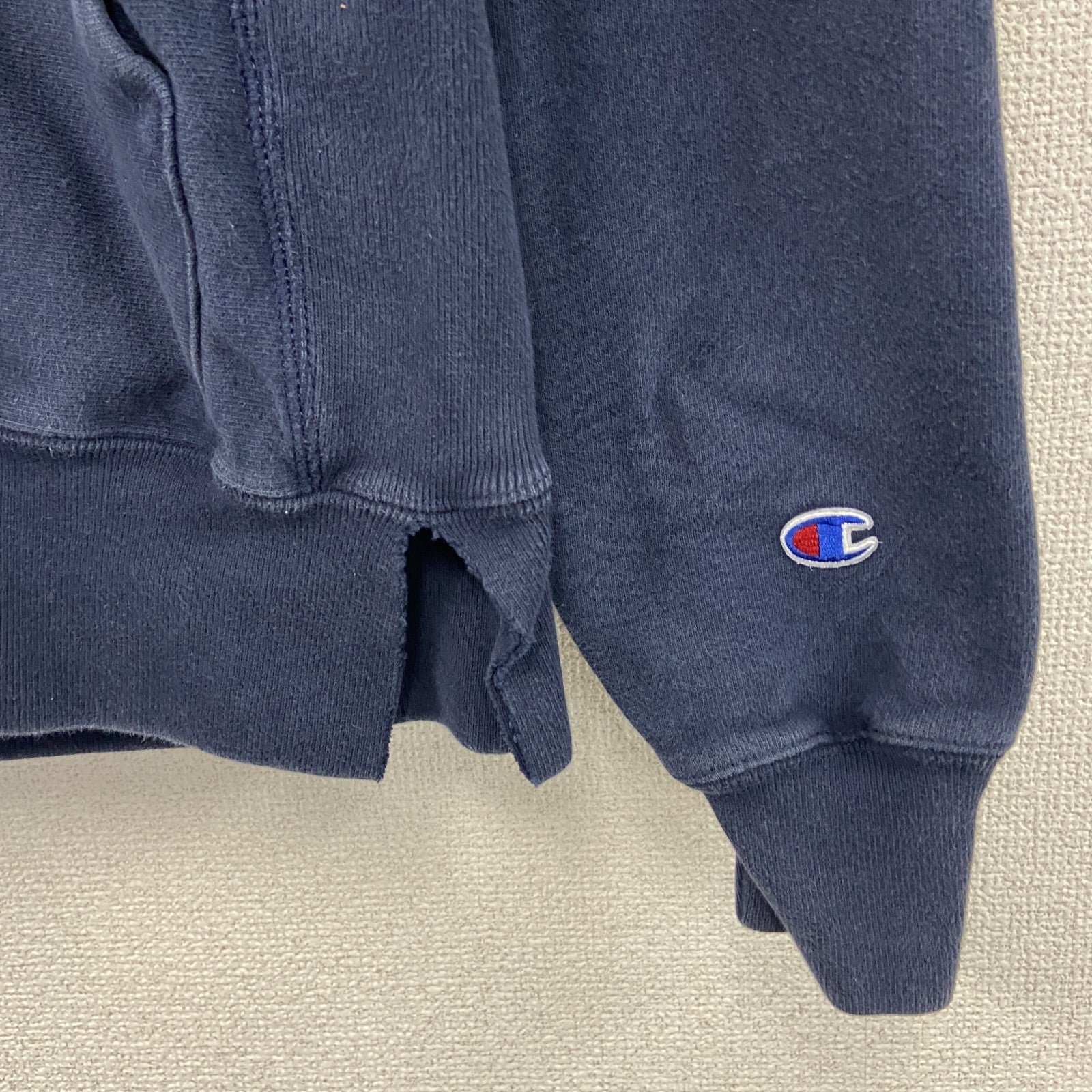 Champion　チャンピオン　リバースウィーブ　スウェットパーカー/フーディー　ヘビーウエイト　現行　紺　ネイビー　Sサイズ　古着