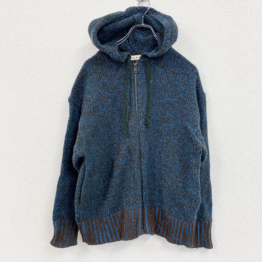 UNIQLO　ユニクロ　MARNI　マルニ　ニットパーカー/フルジップセーター　フーディー　マルチカラー　Sサイズ