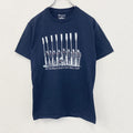 champion　チャンピオン　半袖プリントTシャツ　ベルリンオリンピック　刺繍ロゴ　クルーネック　現行　紺　ネイビー　Sサイズ　古着