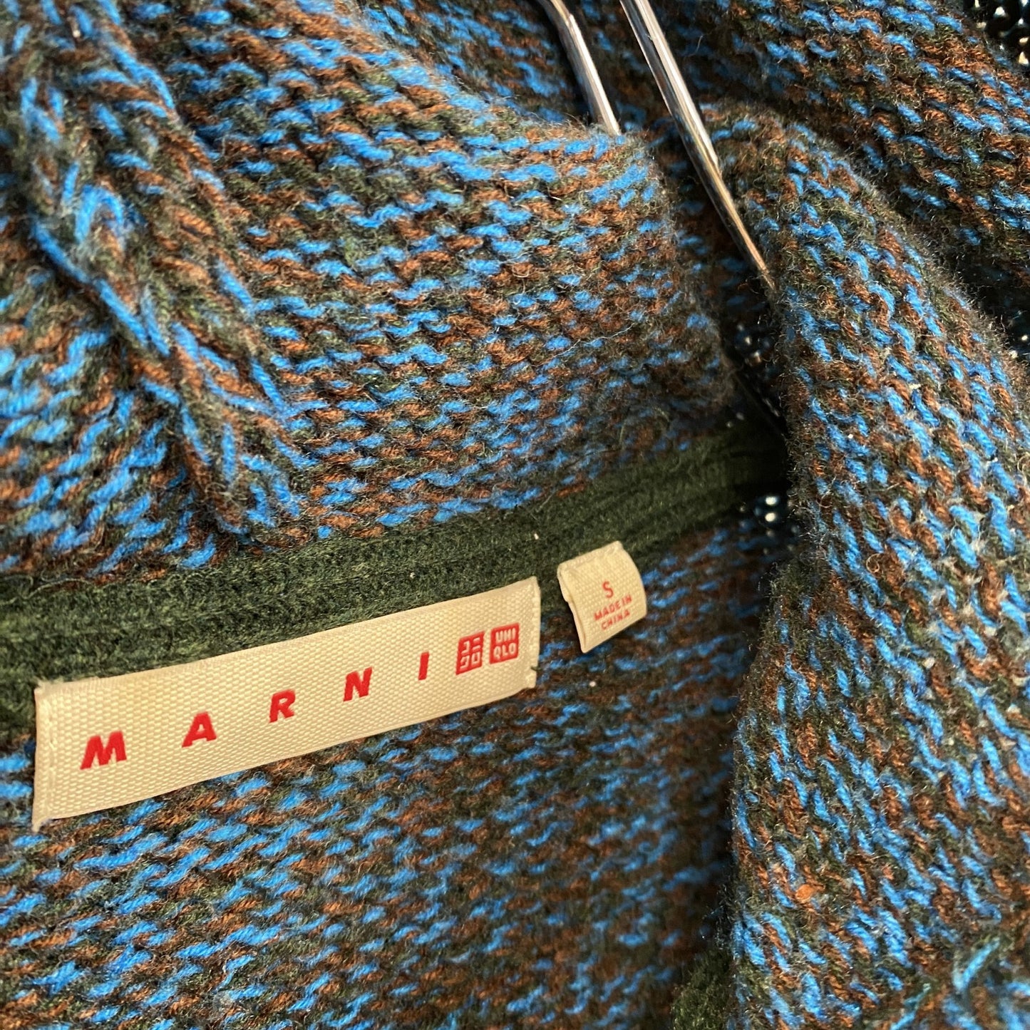 UNIQLO　ユニクロ　MARNI　マルニ　ニットパーカー/フルジップセーター　フーディー　マルチカラー　Sサイズ