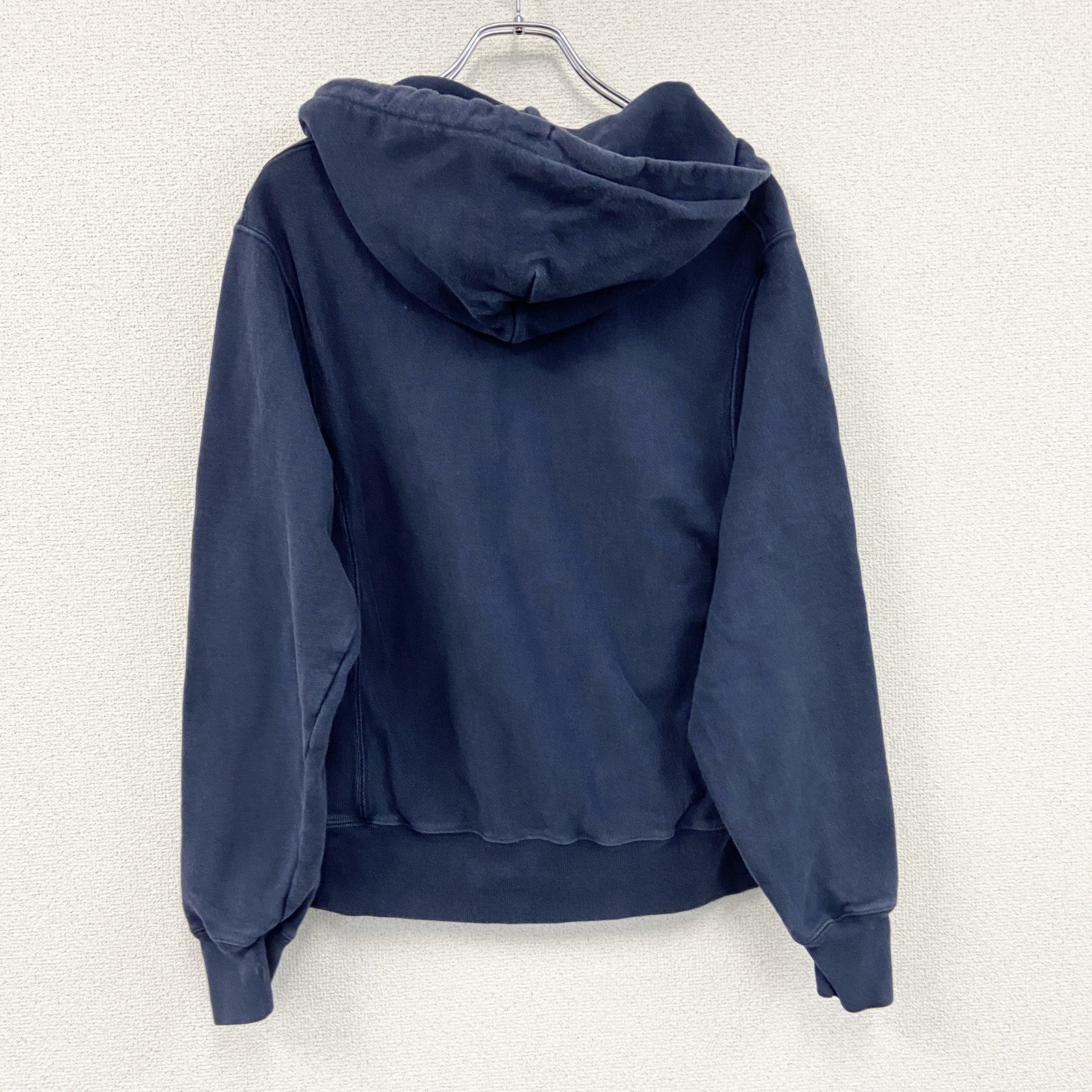 Champion　チャンピオン　リバースウィーブ　スウェットパーカー/フーディー　ヘビーウエイト　現行　紺　ネイビー　Sサイズ　古着