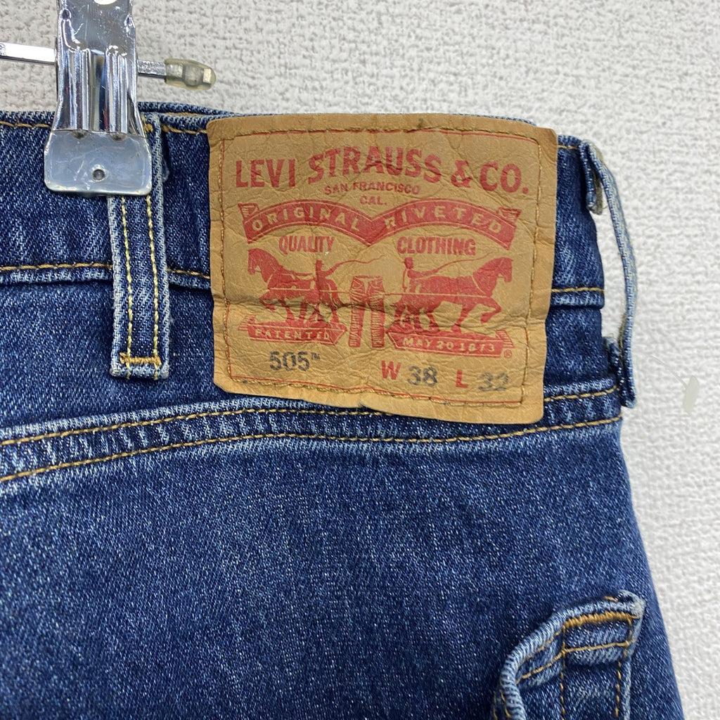Levi's　リーバイス　505　デニムパンツ/ジーンズ　ジップフライ　インディゴ　W38サイズ　古着
