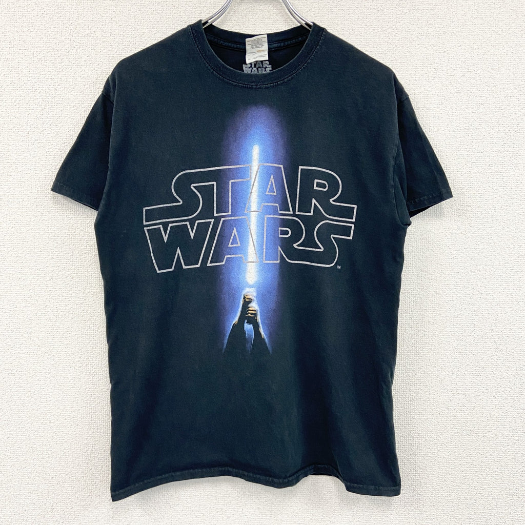 GILDAN　ギルダン　STAR WARS　スターウォーズ　半袖プリントTシャツ　ムービーT　黒　ブラック　Mサイズ　古着