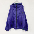 90s　HELLY HANSEN　ヘリーハンセン　フルジップナイロンジャケット　紫　パープル　Mサイズ　古着