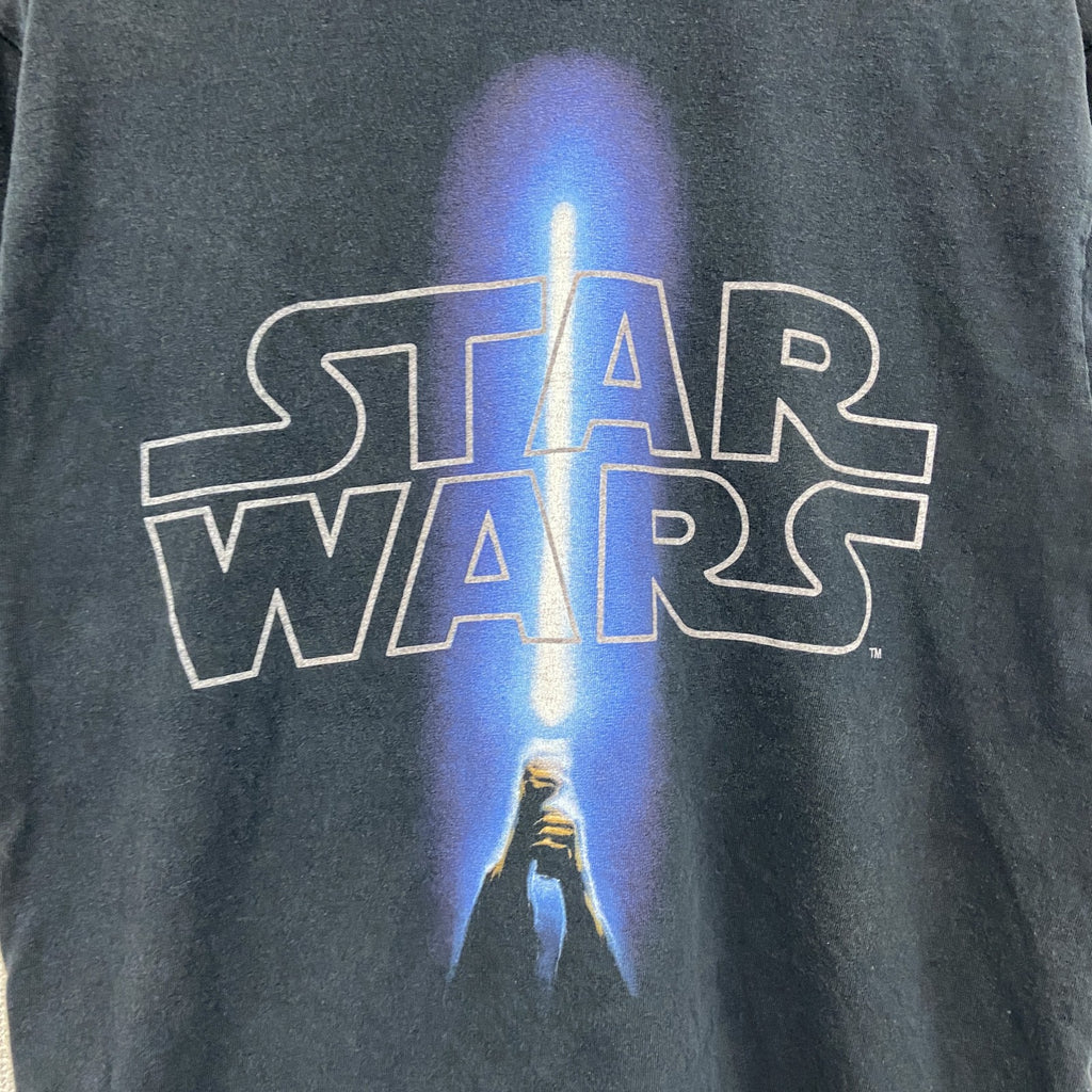 GILDAN　ギルダン　STAR WARS　スターウォーズ　半袖プリントTシャツ　ムービーT　黒　ブラック　Mサイズ　古着