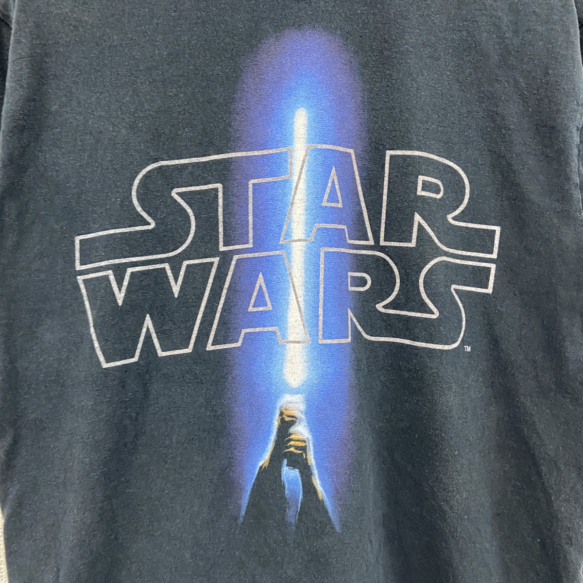 GILDAN　ギルダン　STAR WARS　スターウォーズ　半袖プリントTシャツ　ムービーT　黒　ブラック　Mサイズ　古着