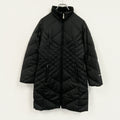 Eddie Bauer　エディーバウアー　ダウンコート　ダウン80％　キルティングコート　黒　ブラック　XSサイズ　古着