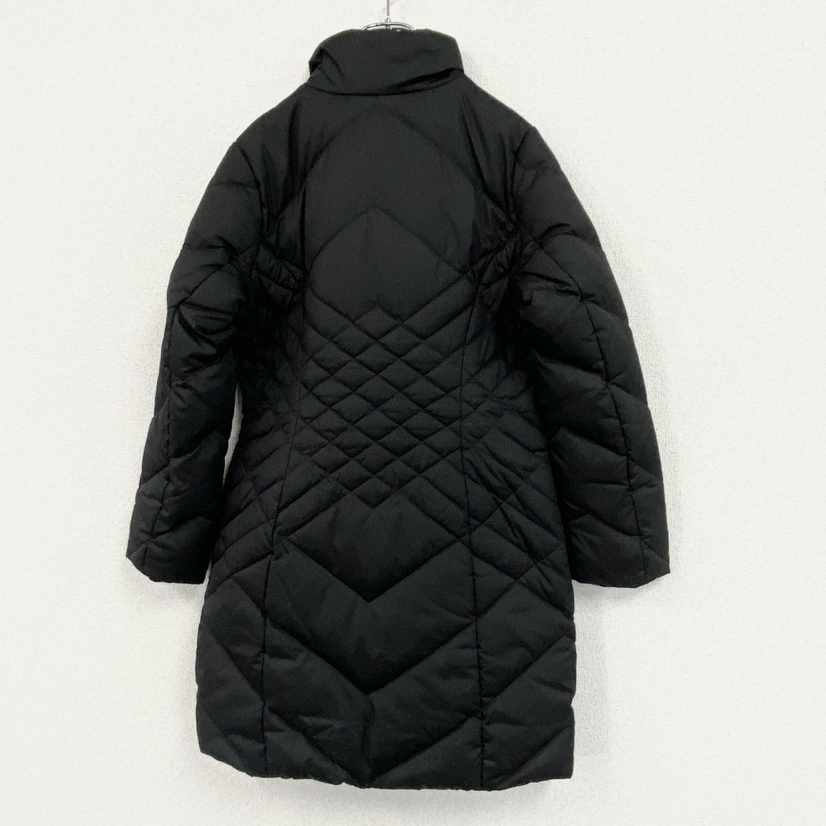 Eddie Bauer　エディーバウアー　ダウンコート　ダウン80％　キルティングコート　黒　ブラック　XSサイズ　古着