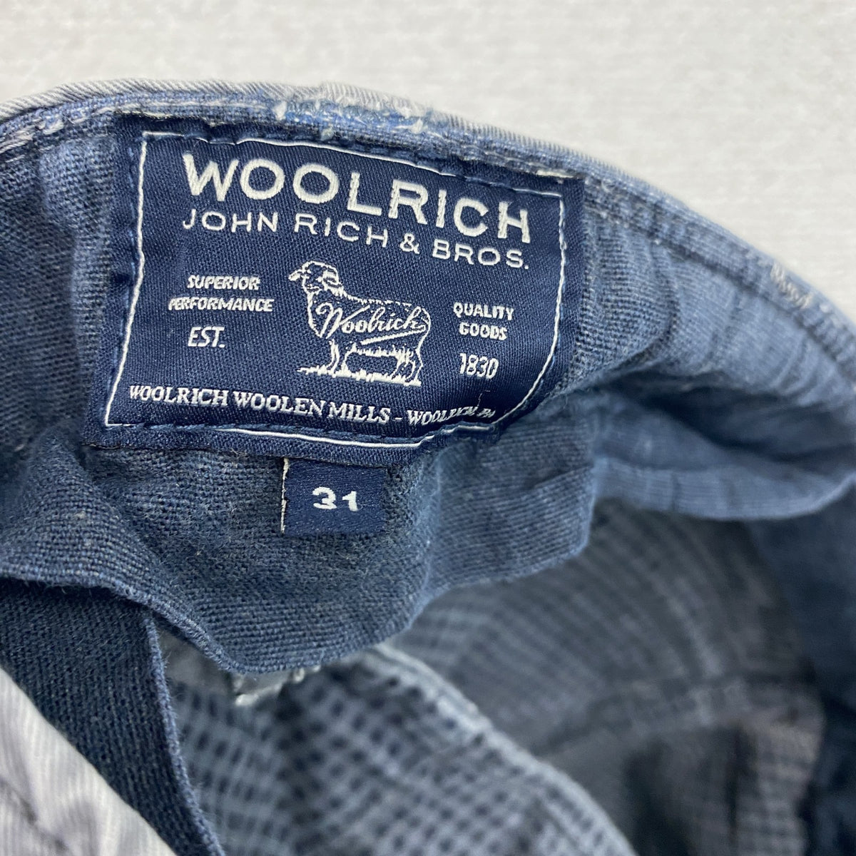WOOLRICH　ウールリッチ　ハーフカーゴパンツ/ショートパンツ　グレー　31サイズ　古着
