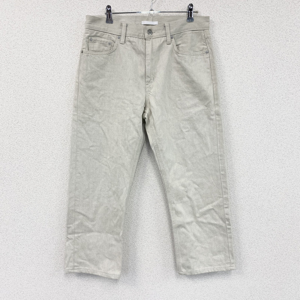 UNIQLO　ユニクロ　HELMUT LANG　デニムパンツ/ジーンズ　ジップフライ　ベージュ　3サイズ　古着