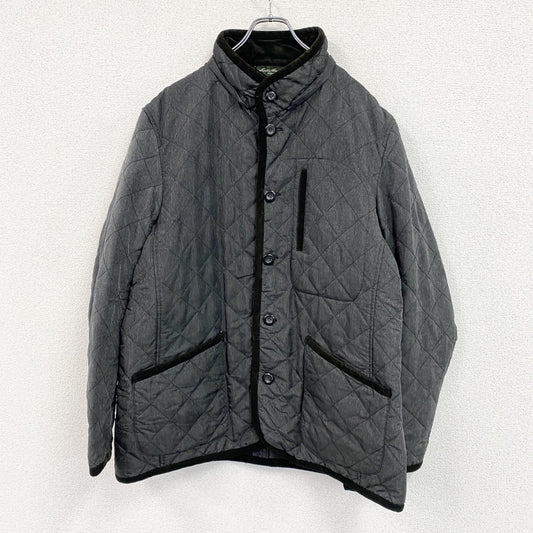 Eddie Bauer　エディーバウアー　キルティングジャケット　中綿入り　灰色　グレー　XLサイズ