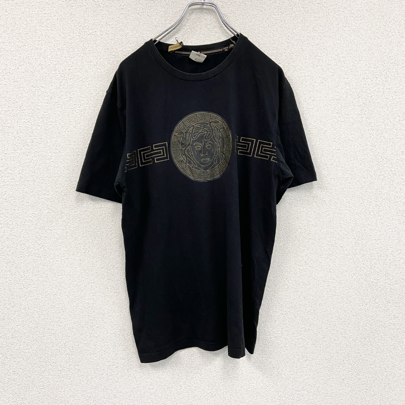 CAYLER & SONS　ケイラーアンドサンズ　半袖プリントTシャツ　メデューサ　黒　ブラック　Lサイズ　古着