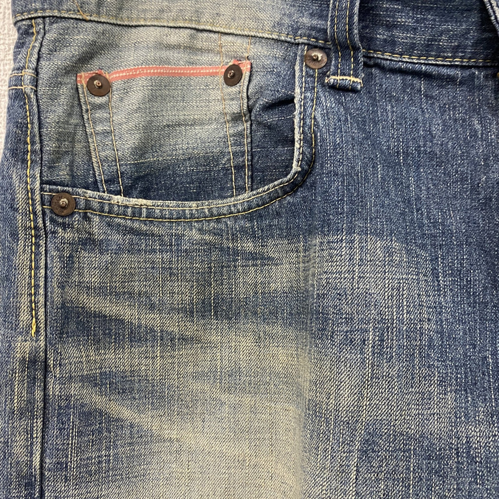 EDWIN　エドウィン　デニムパンツ/ジーンズ　ジップフライ　インディゴ　36サイズ　古着