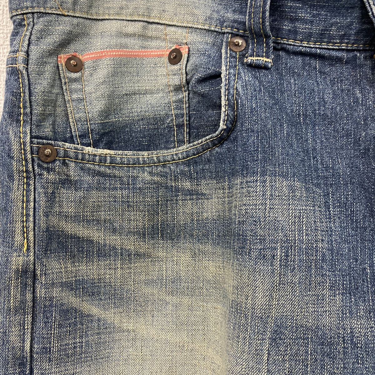EDWIN　エドウィン　デニムパンツ/ジーンズ　ジップフライ　インディゴ　36サイズ　古着