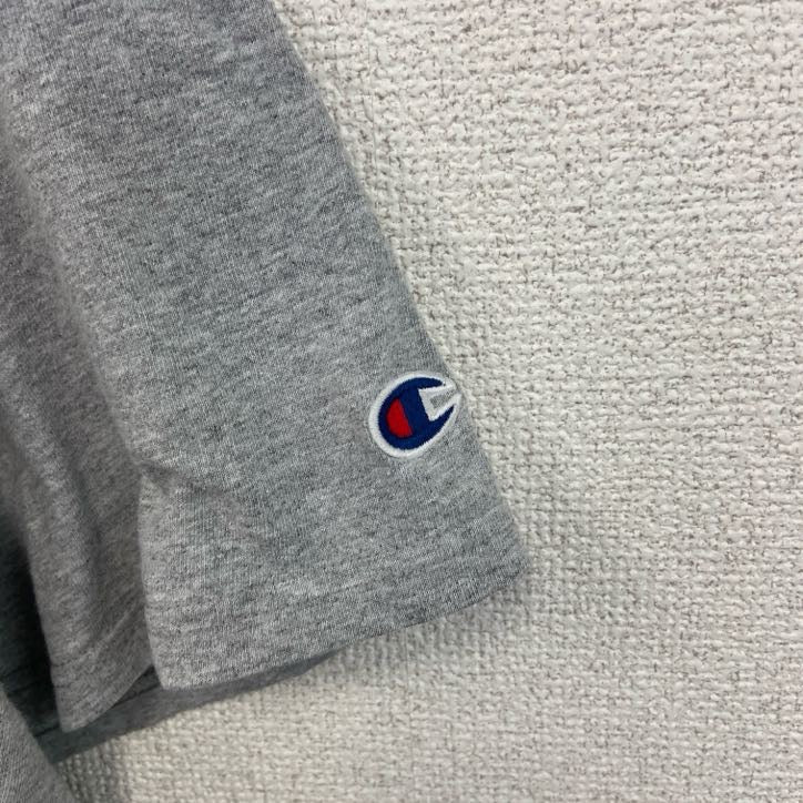 champion　チャンピオン　半袖プリントTシャツ　ノースウエスタン大学　カレッジ　灰色　グレー　XLサイズ　古着