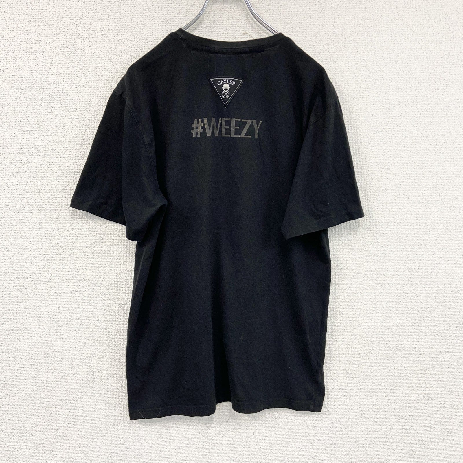 CAYLER & SONS　ケイラーアンドサンズ　半袖プリントTシャツ　メデューサ　黒　ブラック　Lサイズ　古着