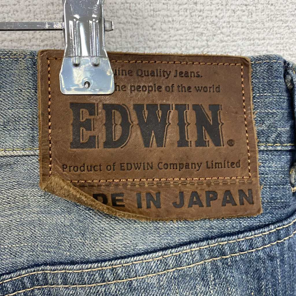 EDWIN　エドウィン　デニムパンツ/ジーンズ　ジップフライ　インディゴ　36サイズ　古着