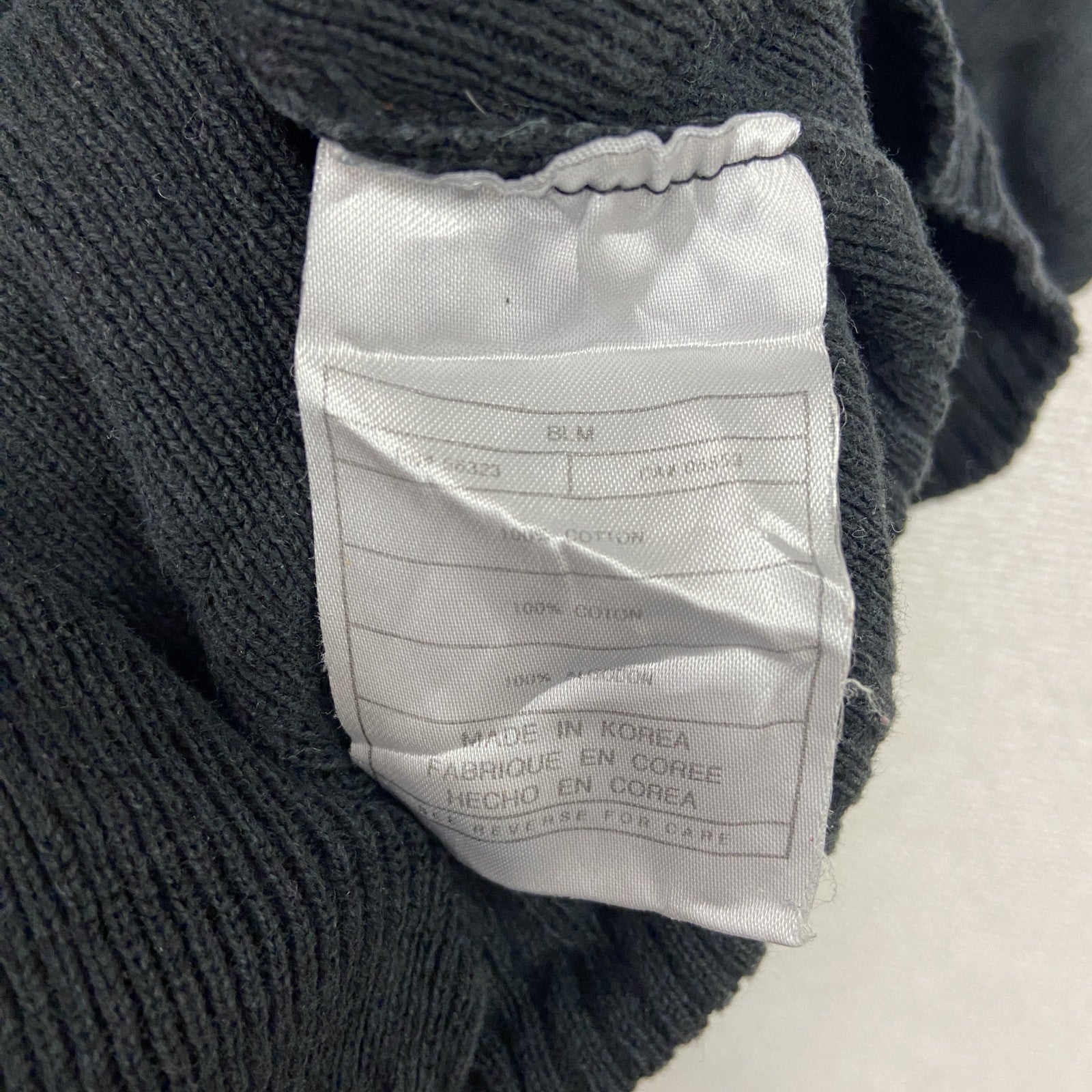 90s　NIKE　ナイキ　コットンニットベスト　ヴィンテージ　黒　ブラック　Lサイズ　古着