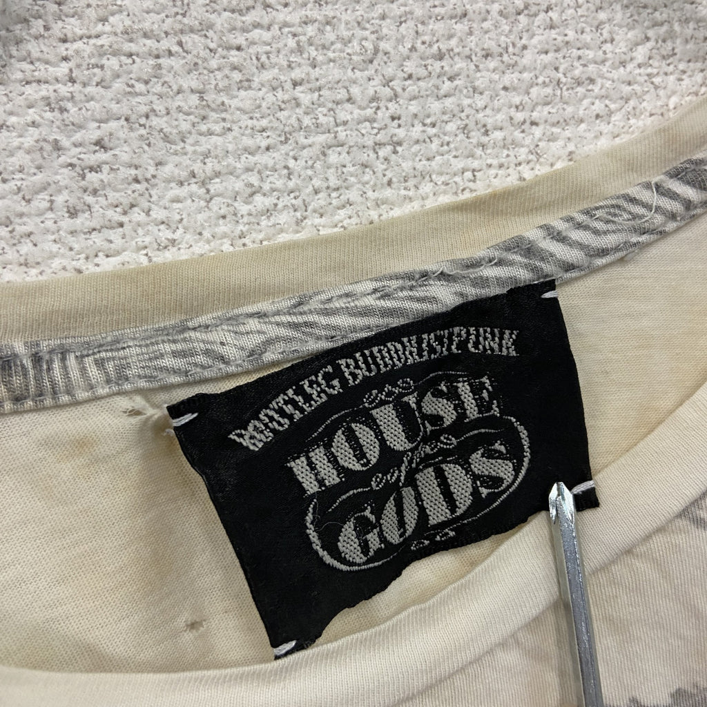 HOUSE OF THE GODS　The Rolling Stones　半袖バンドTシャツ　白　ホワイト　Lサイズ　古着