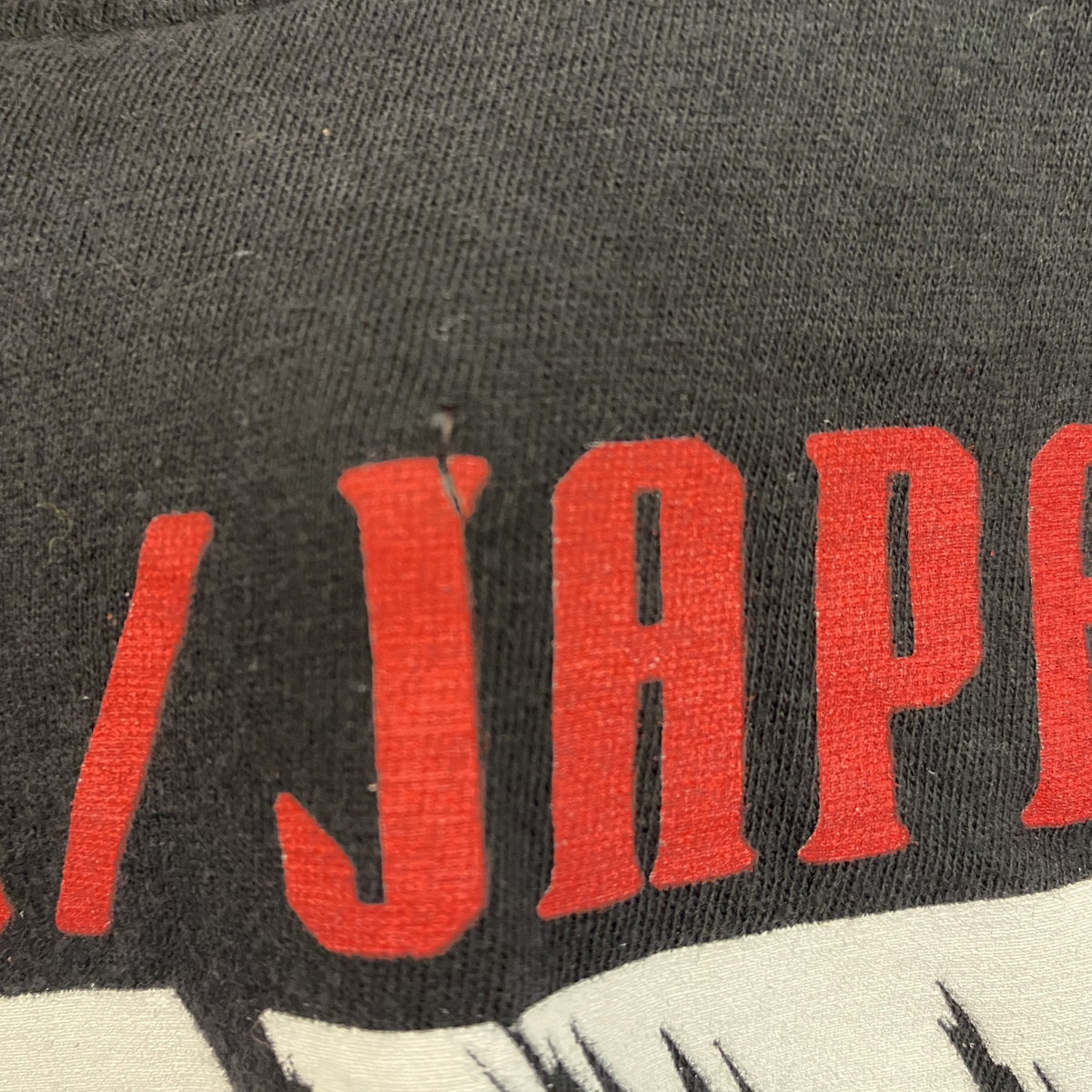 BRISUCO　半袖アニメプリントTシャツ　TOKYO JAPAN　悲しみと悲哀　クルーネック　黒　ブラック　Sサイズ　古着