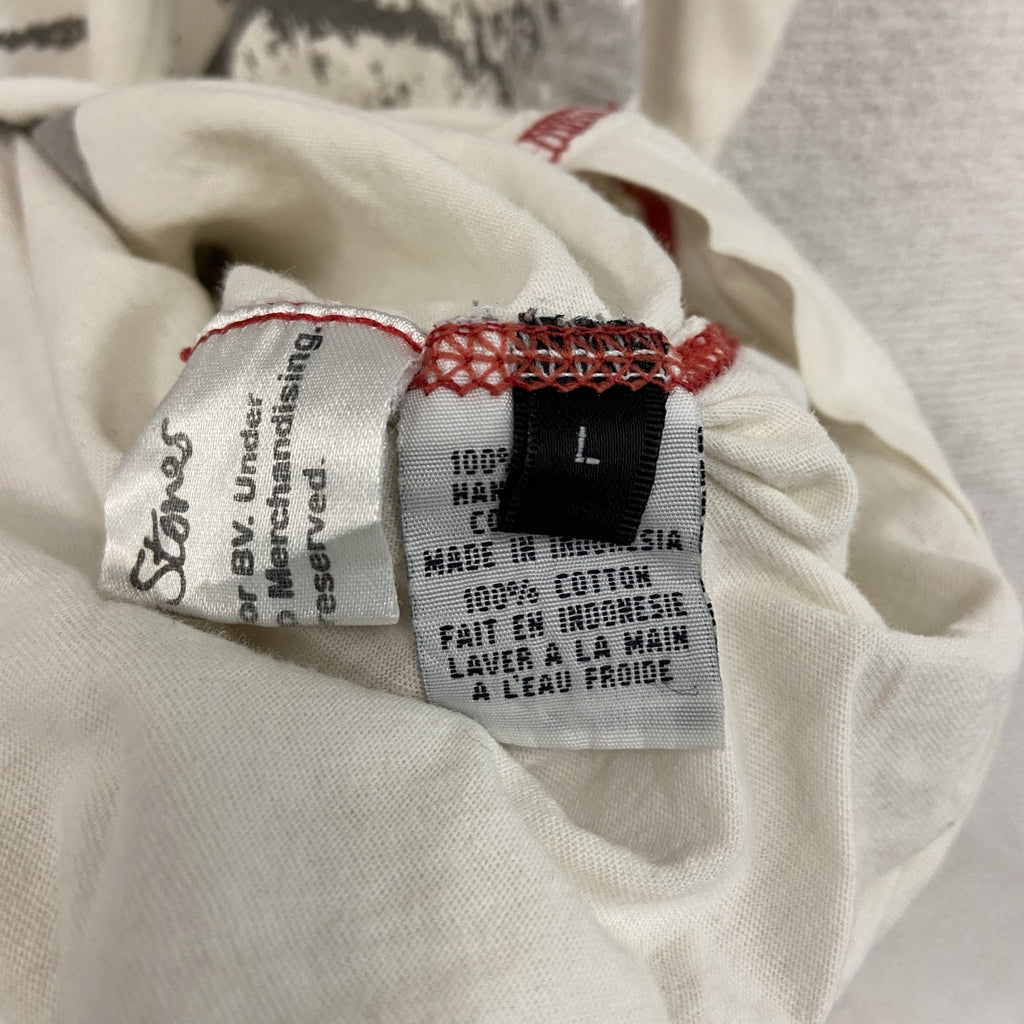HOUSE OF THE GODS　The Rolling Stones　半袖バンドTシャツ　白　ホワイト　Lサイズ　古着