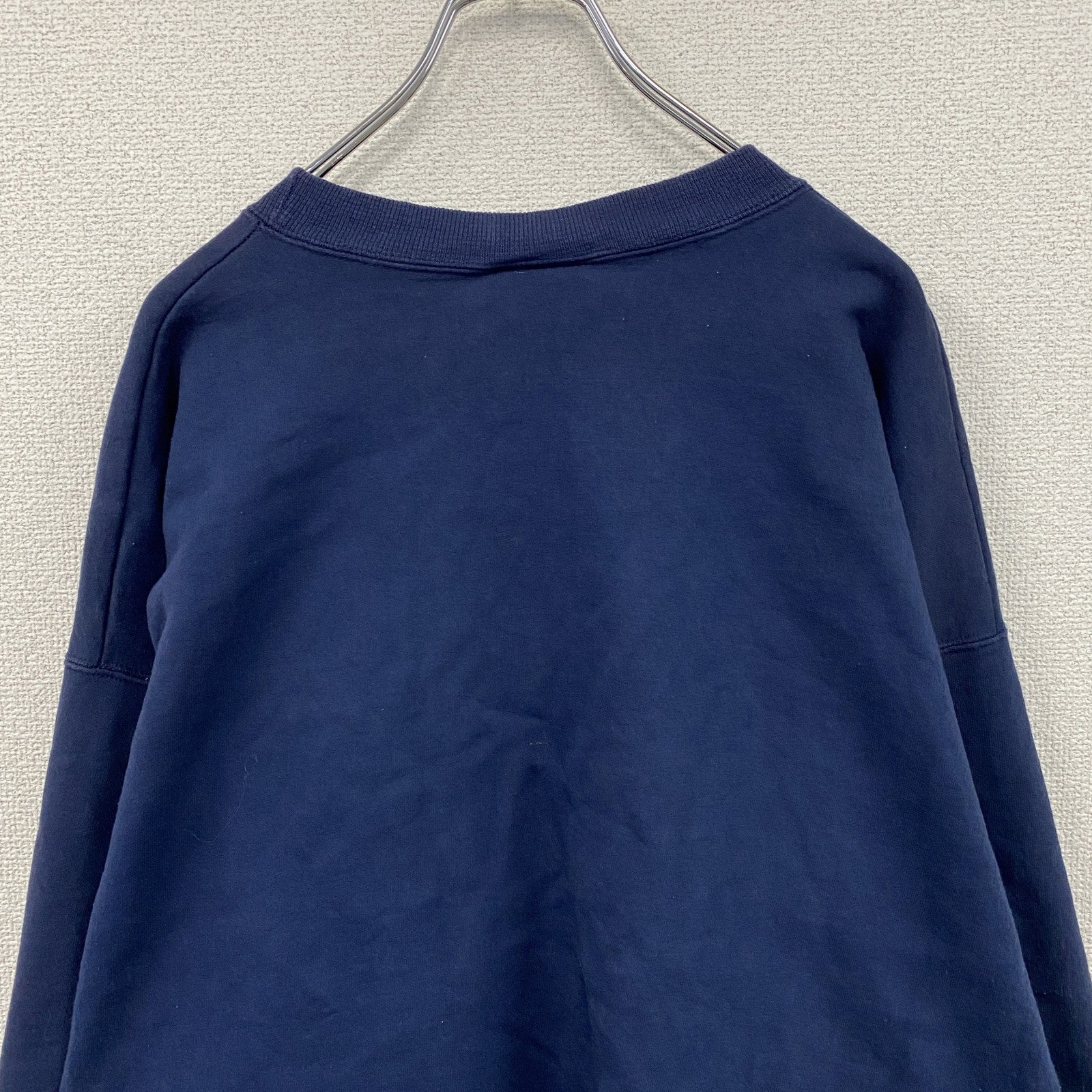 90s～　Hanes　ヘインズ　スウェット/トレーナー　星条旗　ヴィンテージ　紺　ネイビー　Lサイズ　古着