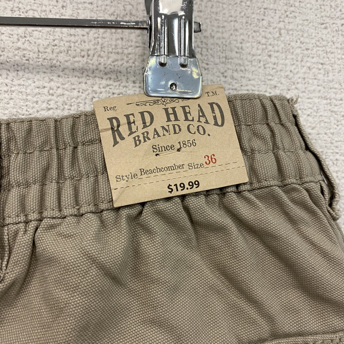 RED HEAD　ハーフカーゴパンツ/ショートパンツ　ベージュ　36サイズ ミリタリーパンツ ハーフパンツ メンズ 古着