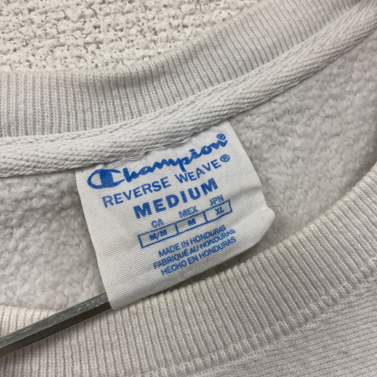 Champion　チャンピオン　リバースウィーブ　スウェット/トレーナー　白　ホワイト　Mサイズ　古着