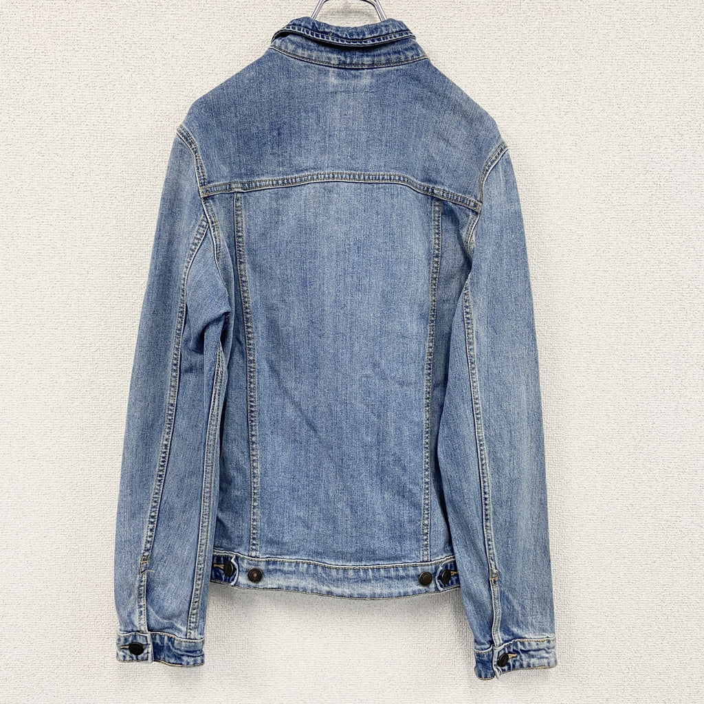 JACK&JONES　デニムジャケット/Gジャン　インディゴ　Sサイズ　古着