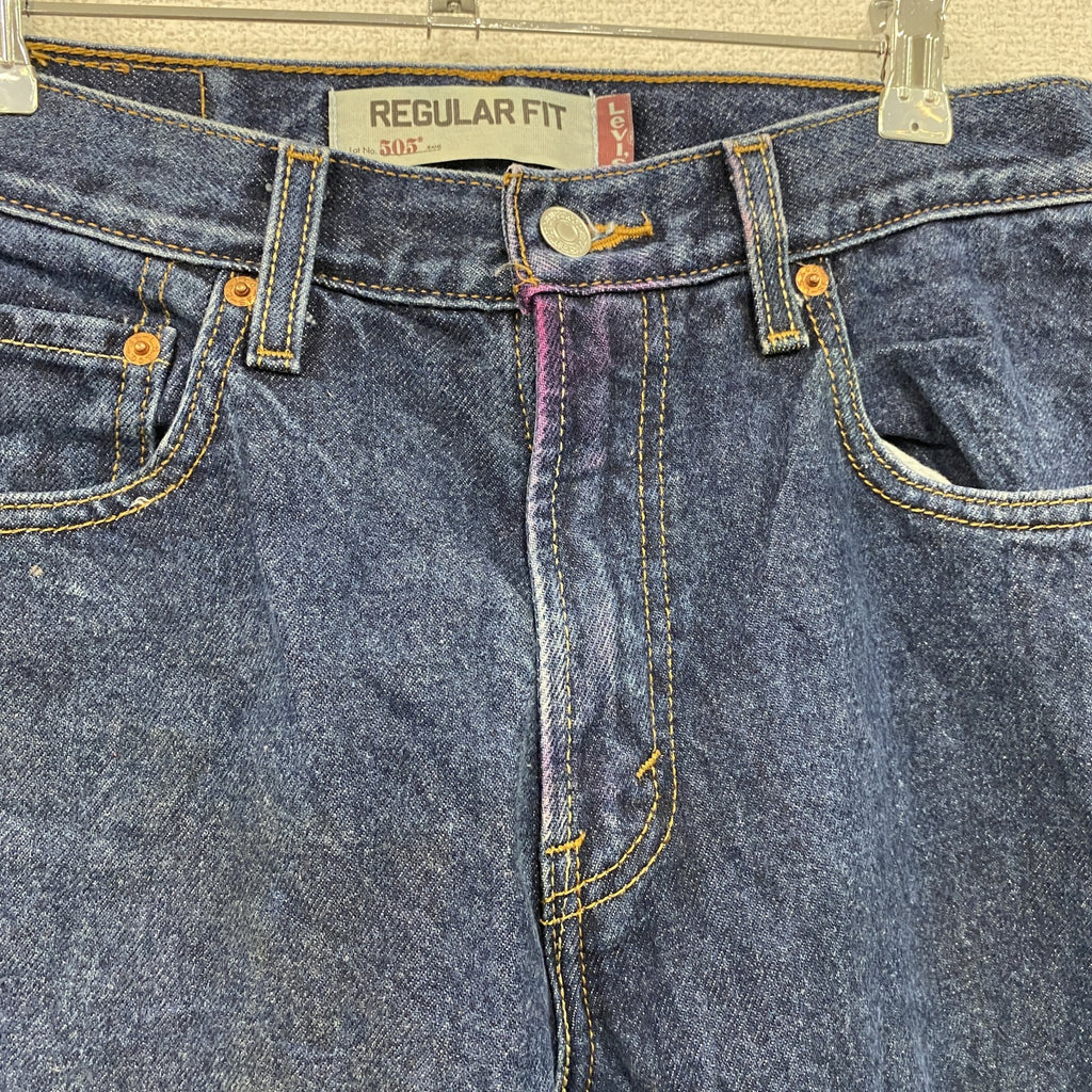 Levi's　リーバイス　505　デニムパンツ/ジーンズ　ジップフライ　インディゴ　W30サイズ　古着