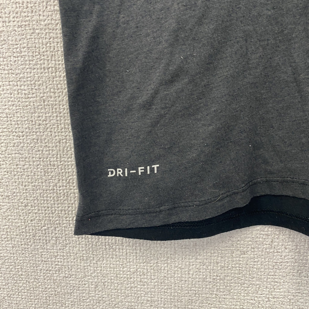 NIKE ナイキ　半袖プリントTシャツ　カジュアル　バイカラー　Steelers　黒　ブラック　グレー　灰色　レトロ　Sサイズ　古着