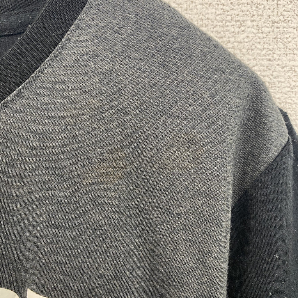 NIKE ナイキ　半袖プリントTシャツ　カジュアル　バイカラー　Steelers　黒　ブラック　グレー　灰色　レトロ　Sサイズ　古着
