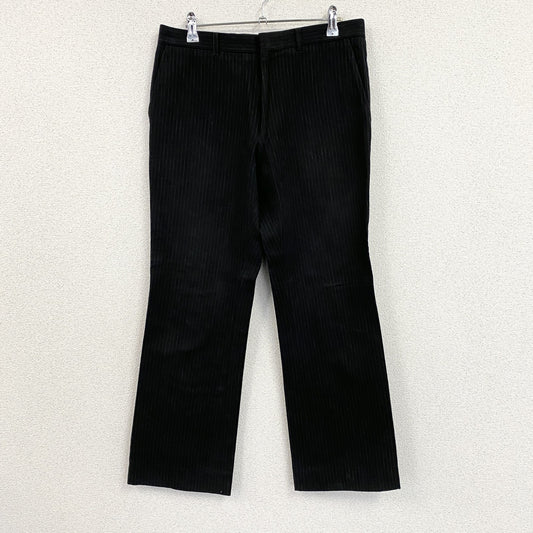 Calvin Klein　カルバンクライン　スラックス　ジップフライ　ストライプ　黒　ブラック　31サイズ