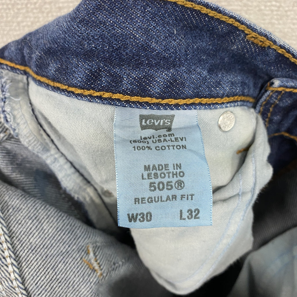 Levi's　リーバイス　505　デニムパンツ/ジーンズ　ジップフライ　インディゴ　W30サイズ　古着