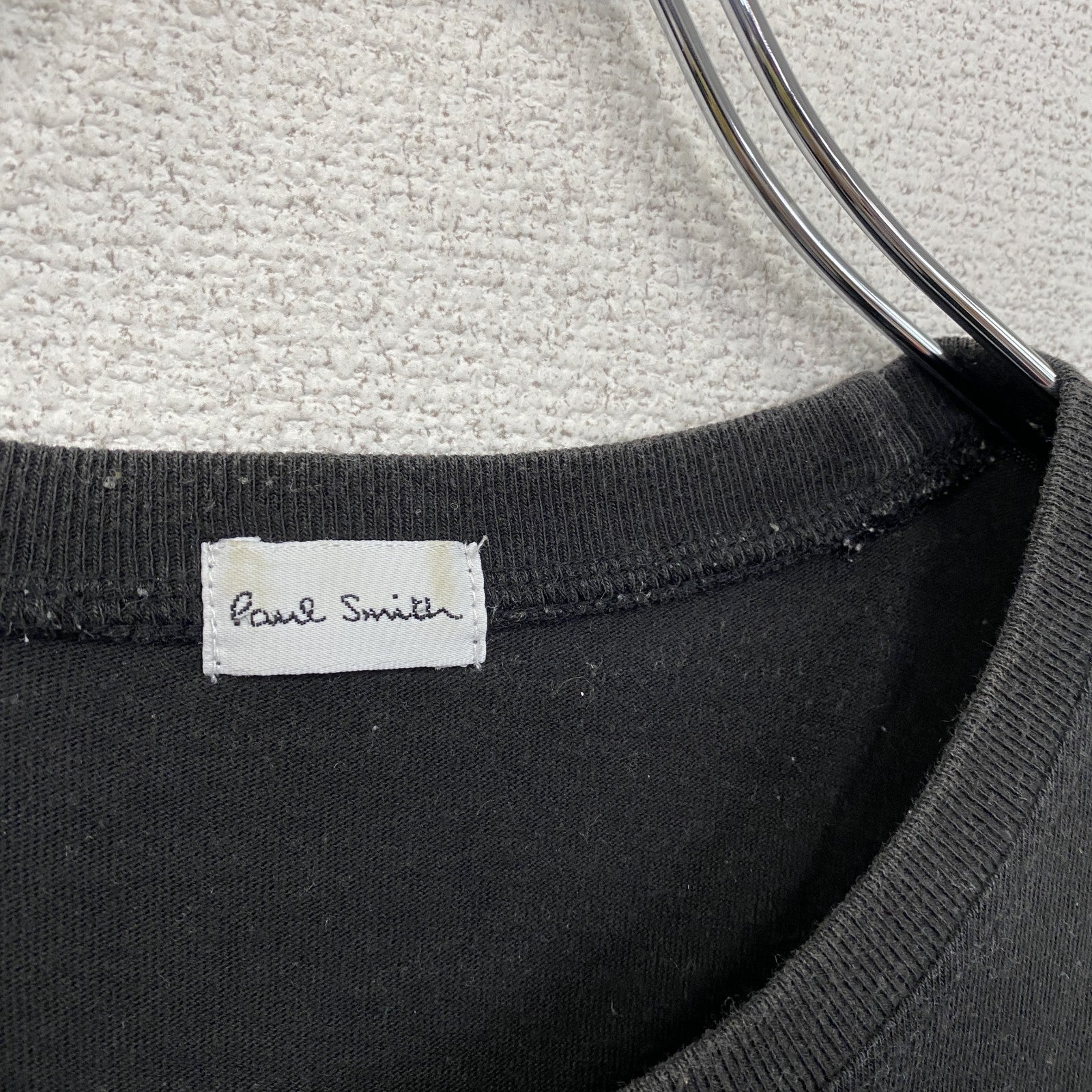 Paul Smith　ポール・スミス　半袖プリントTシャツ　OPTICAL ENGINES　黒　ブラック　古着