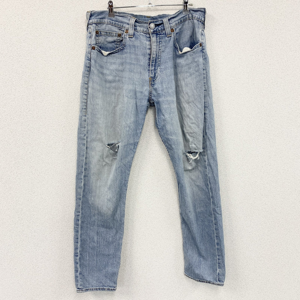 Levi's　リーバイス　502　デニムパンツ/ダメージジーンズ　ジップフライ　インディゴ　W34サイズ　古着