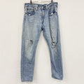 Levi's　リーバイス　502　デニムパンツ/ダメージジーンズ　ジップフライ　インディゴ　W34サイズ　古着